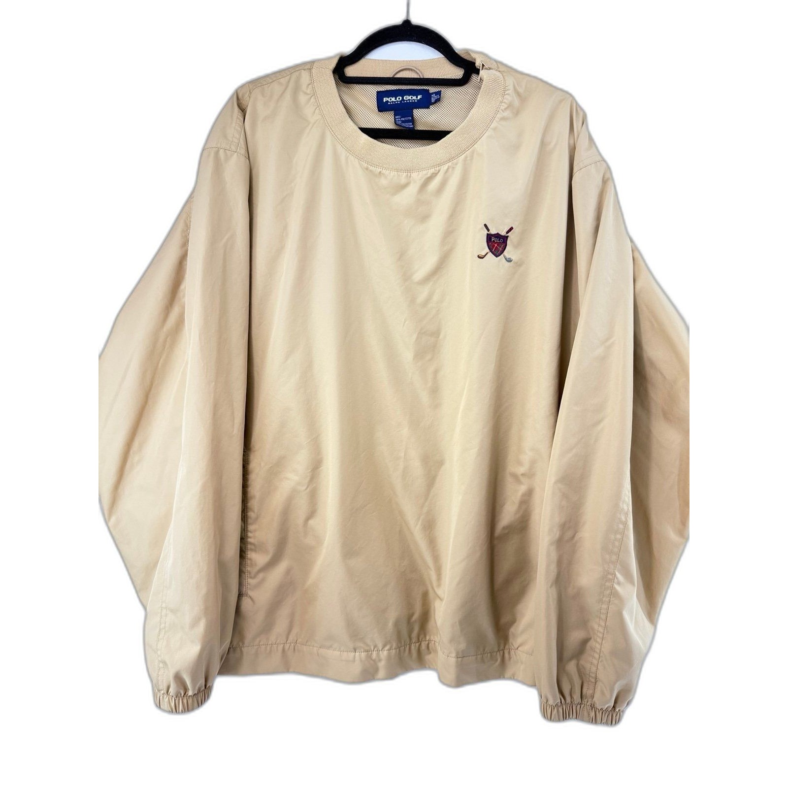 Vintage 90s Polo Golf Ralph Lauren Pullover Windbreaker Mens Xl